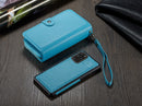 Samsung S20 Plus Case Zipper Wallet (LightBlue)