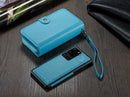 Samsung S20 Ultra Case Zipper Wallet (LightBlue)