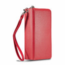 Samsung S21 Plus Case Zipper Wallet (Red)