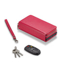 Samsung S21 Plus Case Zipper Wallet (Red)