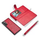 Samsung S21 Plus Case Zipper Wallet (Red)