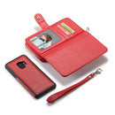 Samsung S9 Case Zipper Wallet (Red)