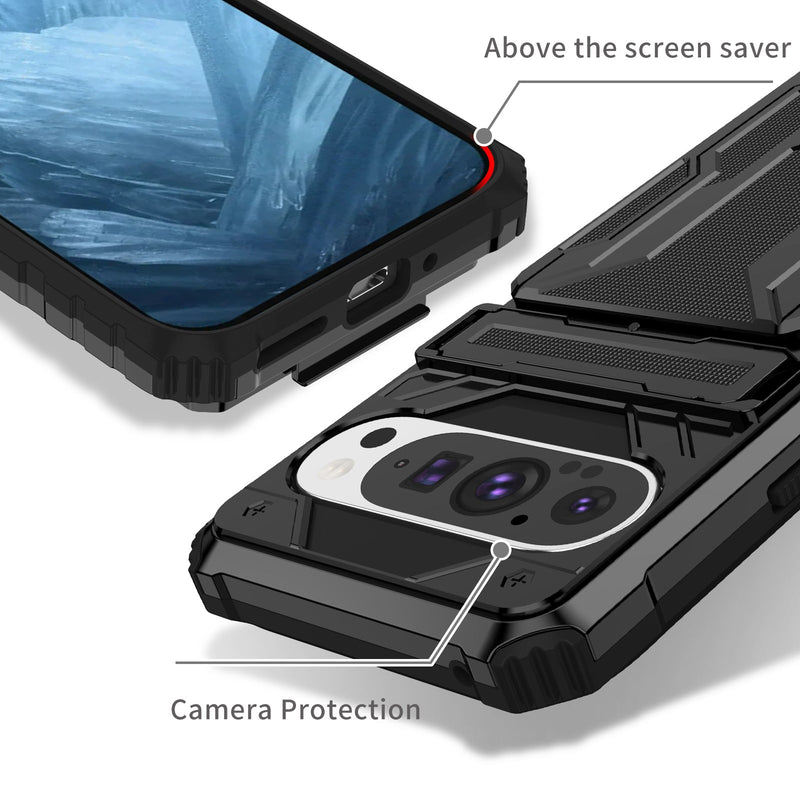 Google Pixel 9 Pro Kickstand Card Case [Black]