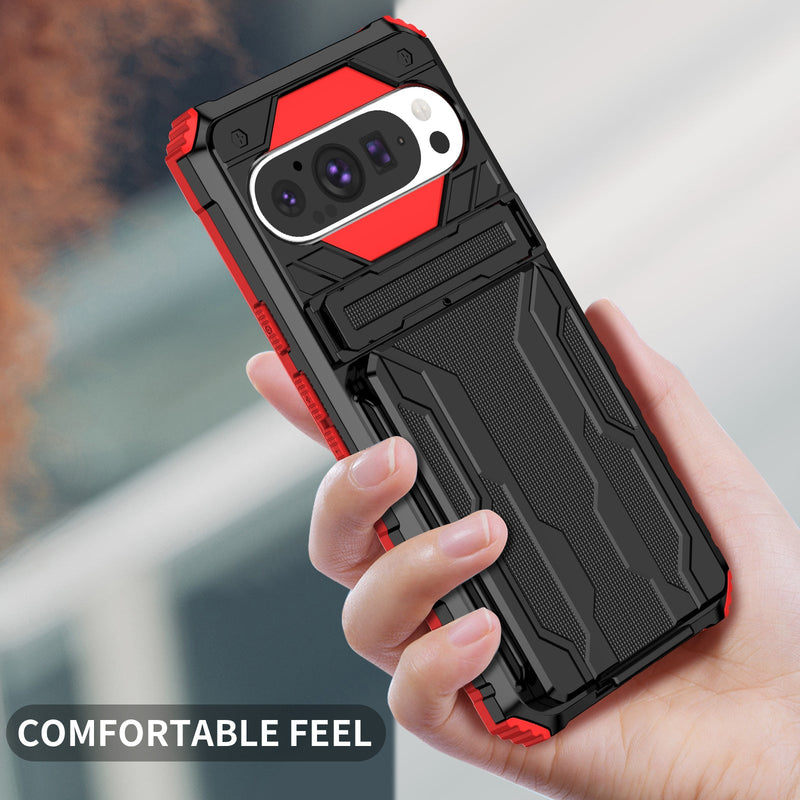 Google Pixel 9 Pro Kickstand Card Case [Red]