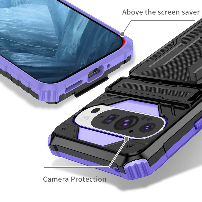 Google Pixel 9 Pro Kickstand Card Case [Purple]