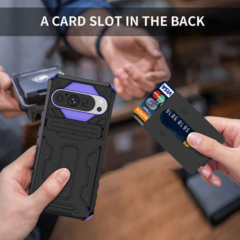 Google Pixel 9 Pro Kickstand Card Case [Purple]