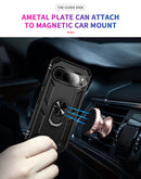 Google Pixel 9 Pro Military Armour Ring Case [Black]