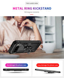 Google Pixel 9 Pro Military Armour Ring Case [Black]