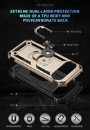 Google Pixel 9 Pro Military Armour Ring Case [Gold]