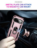 Google Pixel 9 Pro Military Armour Ring Case [RoseGold]
