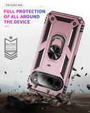 Google Pixel 9 Pro Military Armour Ring Case [RoseGold]