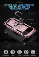 Google Pixel 9 Pro Military Armour Ring Case [RoseGold]