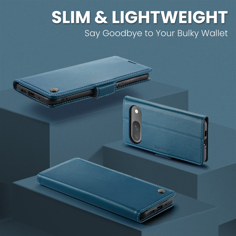 Google Pixel 9 Pro CaseMe Retro Wallet Case [Navy]