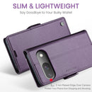 Google Pixel 9 Pro CaseMe Retro Wallet Case [Purple]