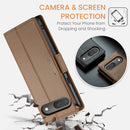 Google Pixel 9 Pro CaseMe Retro Wallet Case [Brown]