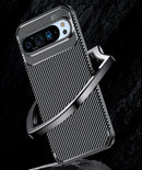 Google Pixel 9 Pro Carbon Fibre Back Case [Black]