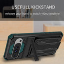 Google Pixel 9 Pro XL Heavy Duty Kickstand Card Holder Case Shockproof Teal