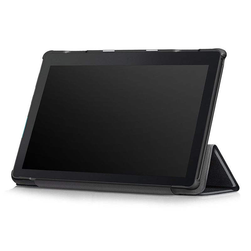 Lenovo Tab E10 TB-X104F Tri-Fold PU Case [Black]