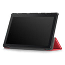 Lenovo Tab E10 TB-X104F Tri-Fold PU Case [Red]