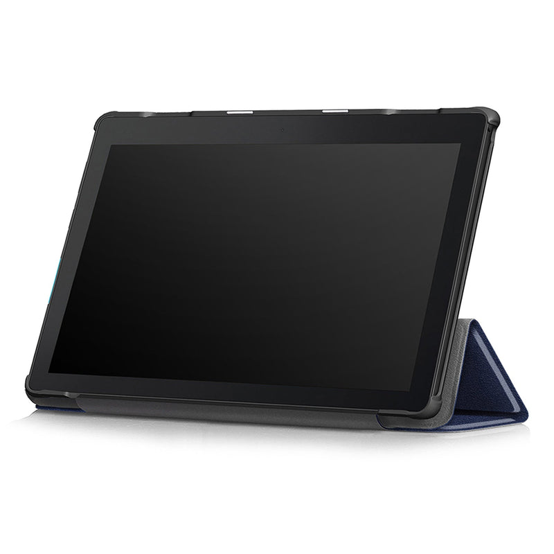Lenovo Tab E10 TB-X104F Tri-Fold PU Case [Navy]