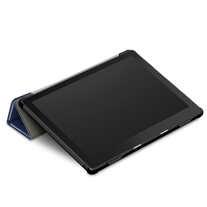 Lenovo Tab E10 TB-X104F Tri-Fold PU Case [Navy]