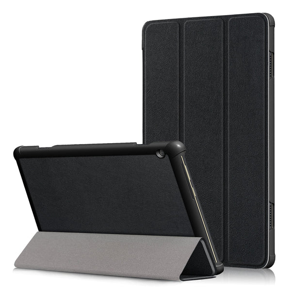 Lenovo Tab M10 TB-X605F Tri-Fold PU Case [Black]