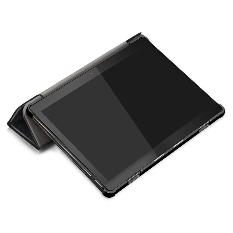 Lenovo Tab M10 TB-X605F Tri-Fold PU Case [Black]