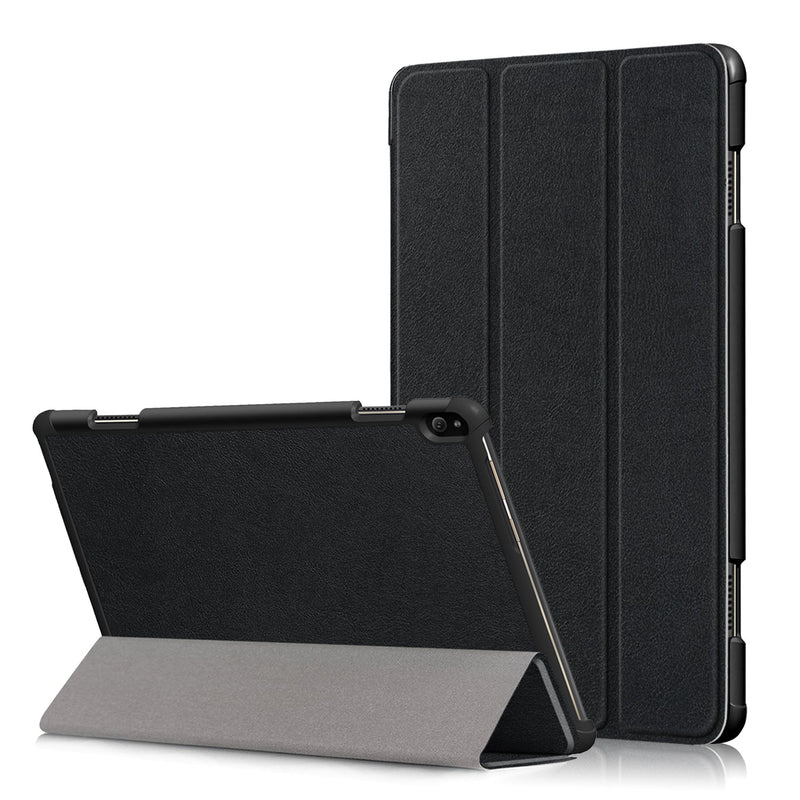 Lenovo Tab P10 TB-X705F Tri-Fold PU Case [Black]