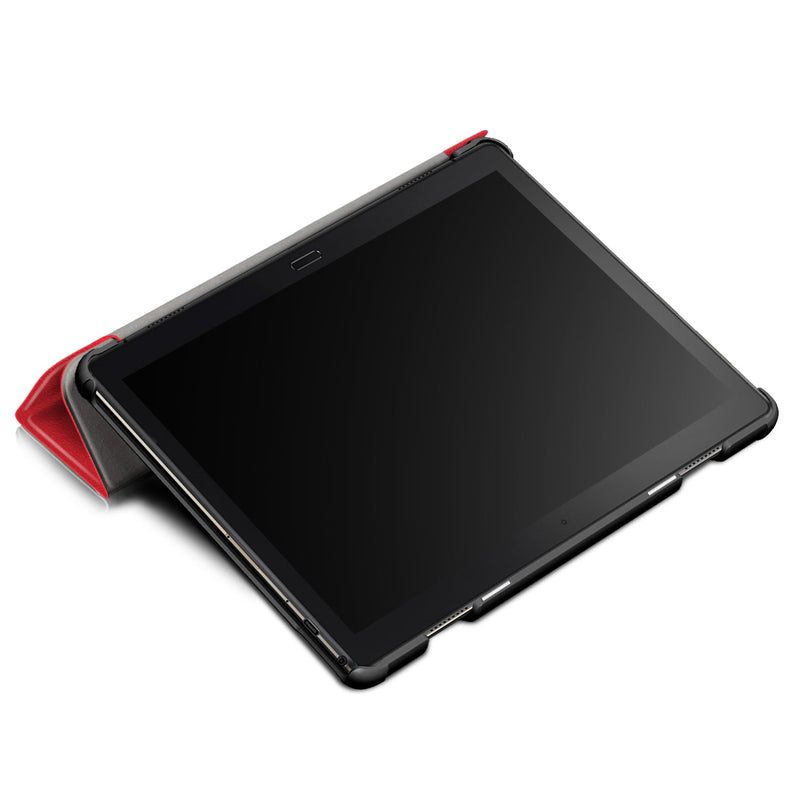 Lenovo Tab P10 TB-X705F Tri-Fold PU Case [Red]