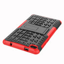 Lenovo Tab E7 TB-7104 Heavy Duty Rugged Case [Red]