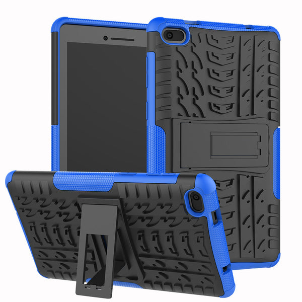Lenovo Tab E7 TB-7104 Heavy Duty Rugged Case [Blue]