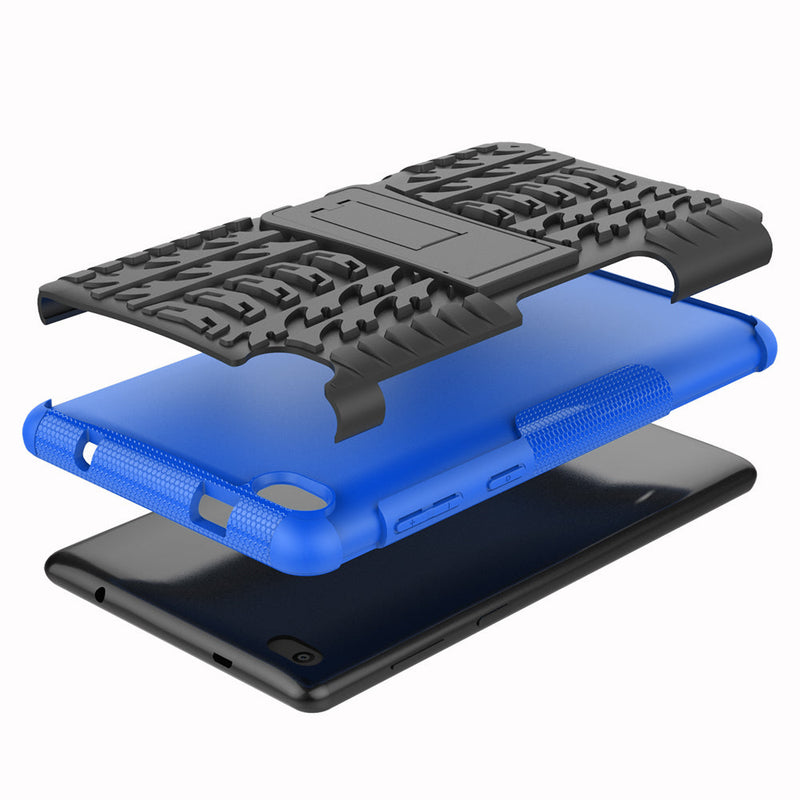 Lenovo Tab E7 TB-7104 Heavy Duty Rugged Case [Blue]
