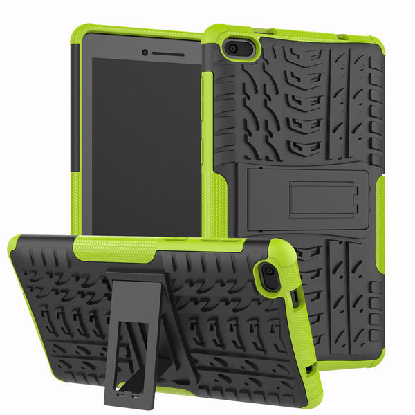 Lenovo Tab E7 TB-7104 Heavy Duty Rugged Case [Green]