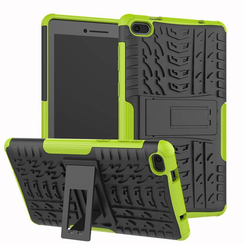 Lenovo Tab E7 TB-7104 Heavy Duty Rugged Case [Green]