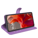Motorola Moto G85 PU Leather Wallet Case [Purple]
