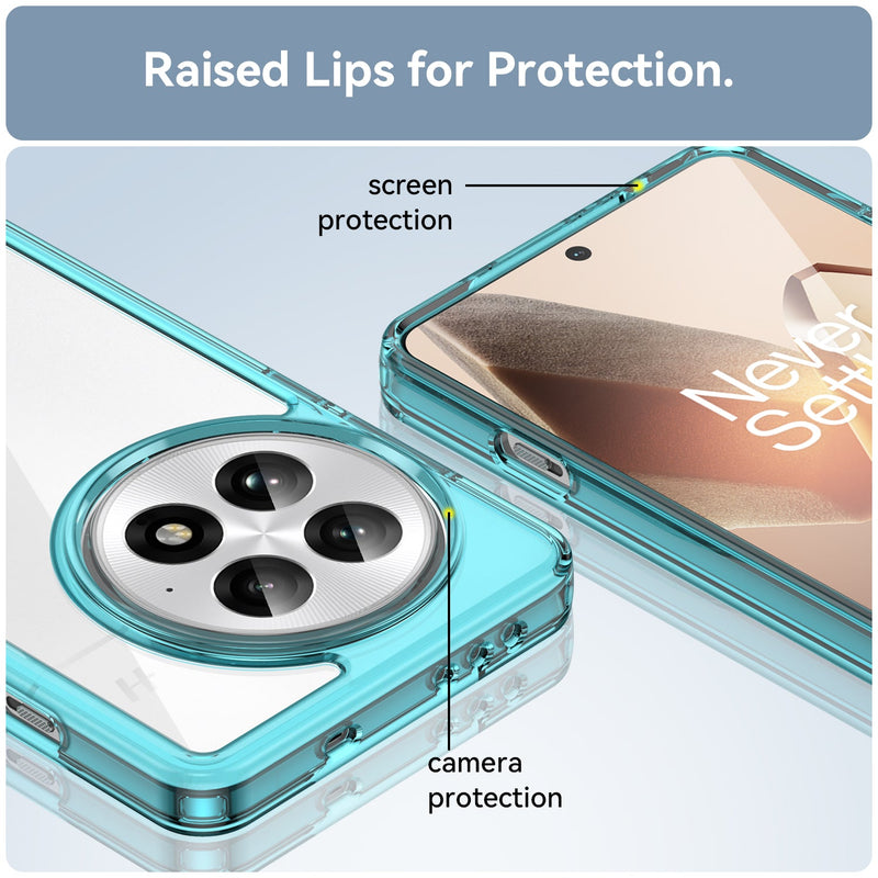 OnePlus 13 Soft TPU Bumper Case [Clear Blue]