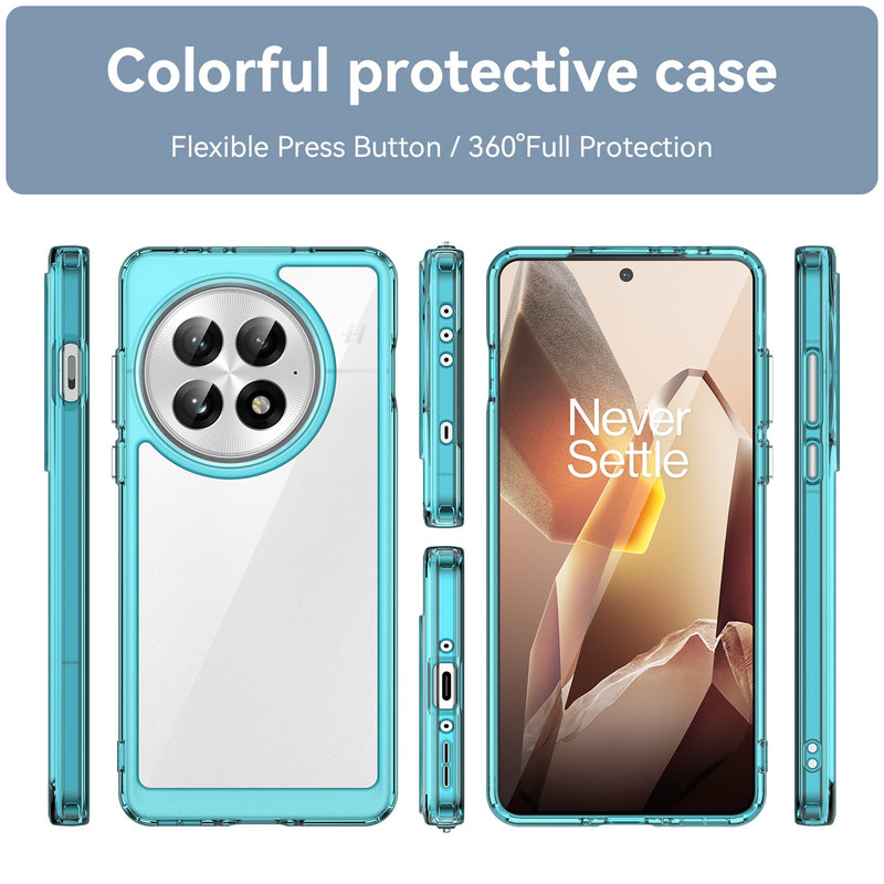 OnePlus 13 Soft TPU Bumper Case [Clear Blue]