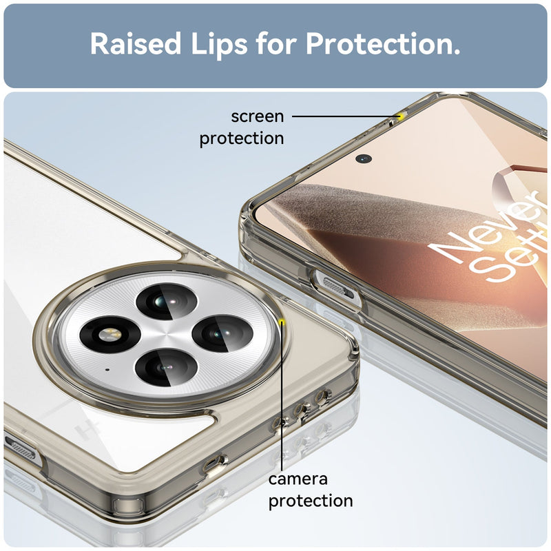 OnePlus 13 Soft TPU Bumper Case [Clear Gray]