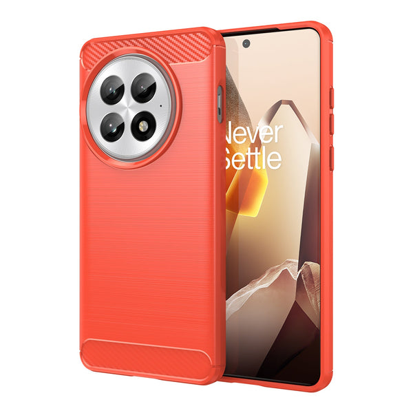 OnePlus 13 Carbon Fibre Brushed Case [Red]
