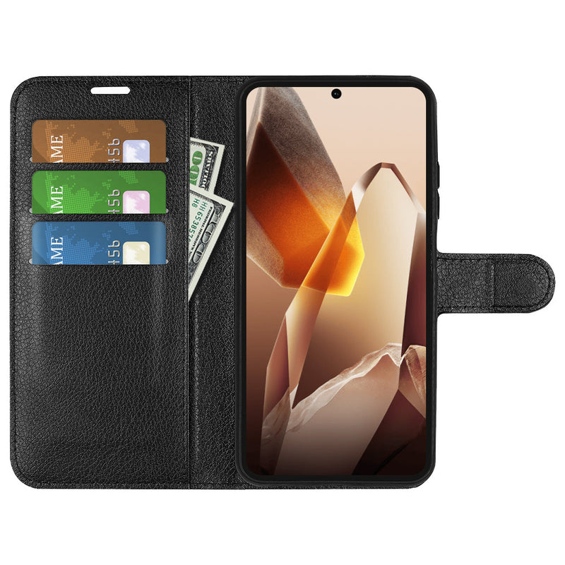 OnePlus 13 PU Wallet Case [Black]