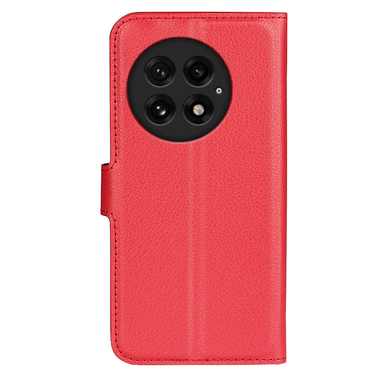 OnePlus 13 PU Wallet Case [Red]