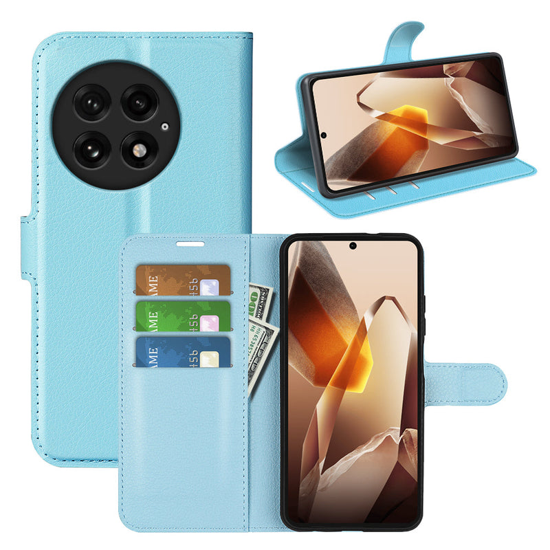OnePlus 13 PU Wallet Case [LightBlue]