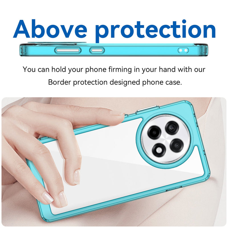 OnePlus 13R 5G Soft TPU Bumper Case [Clear Blue]