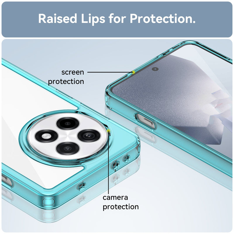 OnePlus 13R 5G Soft TPU Bumper Case [Clear Blue]