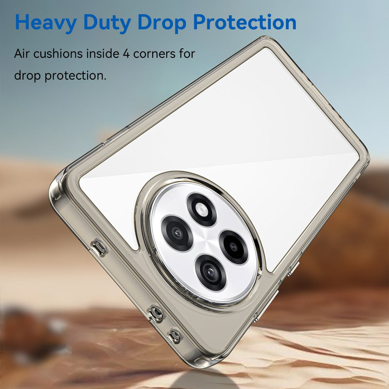 OnePlus 13R 5G Soft TPU Bumper Case [Clear Grey]