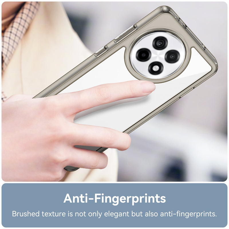 OnePlus 13R 5G Soft TPU Bumper Case [Clear Grey]