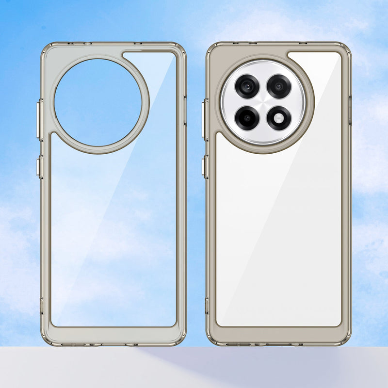 OnePlus 13R 5G Soft TPU Bumper Case [Clear Grey]