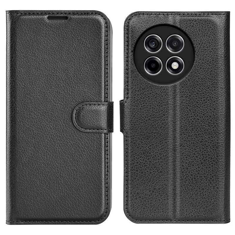 OnePlus 13R 5G PU Wallet Case [Black]