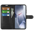 OnePlus 13R 5G PU Wallet Case [Black]