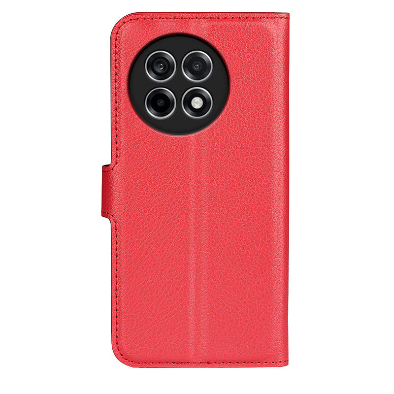 OnePlus 13R 5G PU Wallet Case [Red]